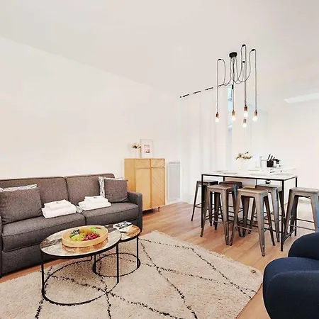 Modern - 2br-6p- Oberkampf-republique Paříž